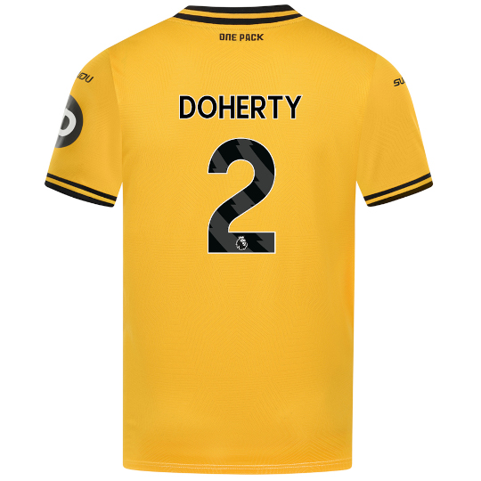 Wolverhampton Wanderers Kits Shop | 2 DOHERTY Wolves Jerseys and Gear