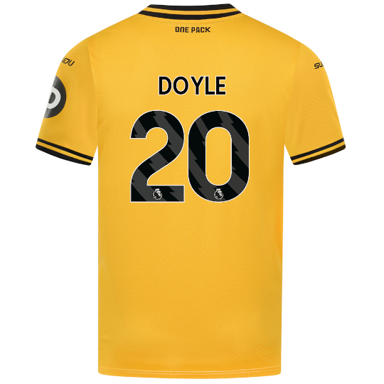 Wolverhampton Wanderers Kits Shop | 20 DOYLE Wolves Jerseys and Gear