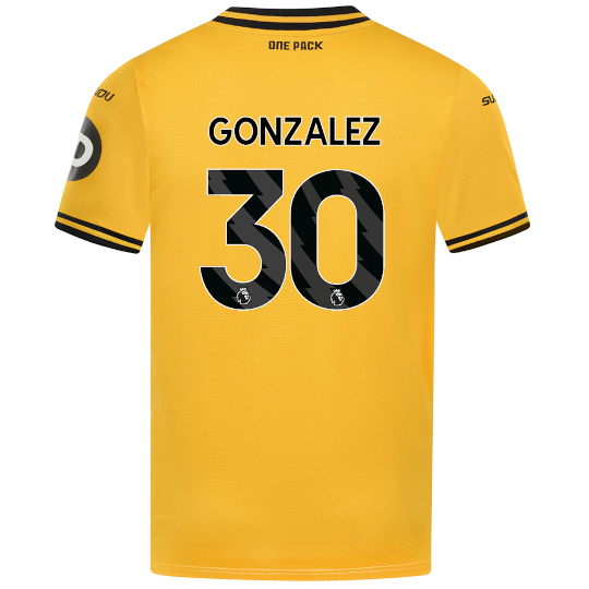 Wolverhampton Wanderers Kits Shop | 30 GONZALEZ Wolves Jerseys and Gear